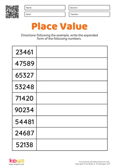 Numbers In Expanded Form Examples