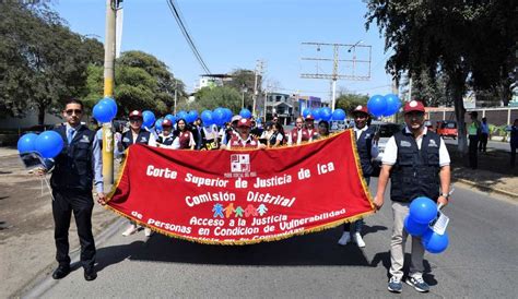 Corte De Ica Presente En Caminata Y Feria Informativa Por El Dia