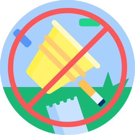 No Tirar Basura Iconos Gratis De Diverso