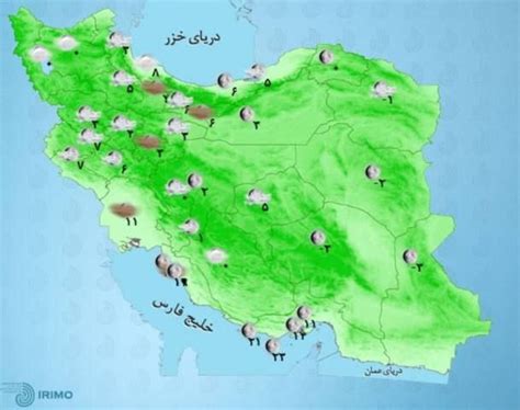 وضعیت آب و هوا، امروز ۲۲ آذر ۱۴۰۱ آغاز بارش برف و باران در بیش از ۱۰