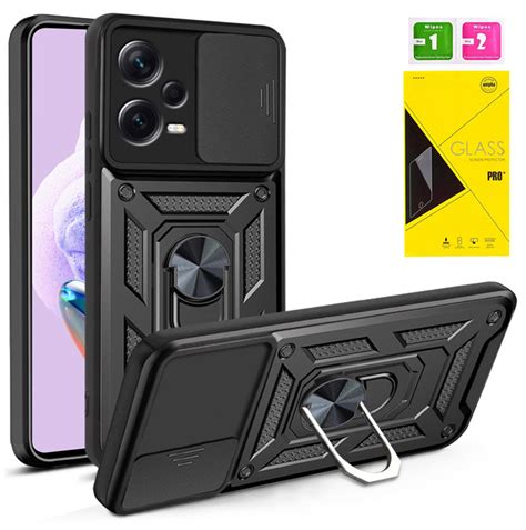 Etui Pancerne ARMOR Case RING Do Xiaomi Redmi Note 12 Pro Plus 5G