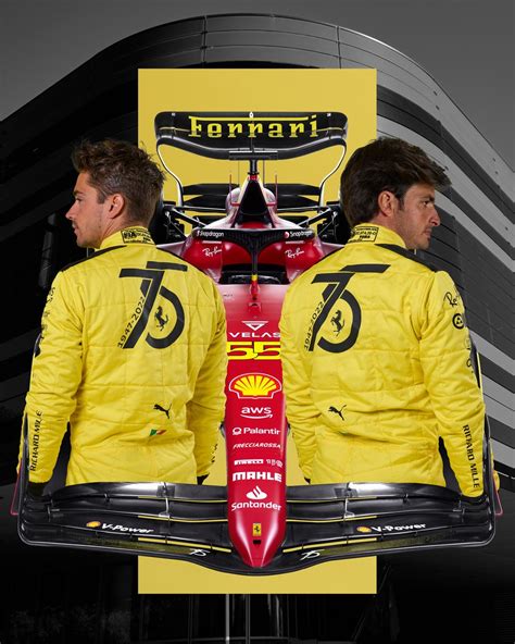 Ferrari Adds Yellow To Celebration F Livery For Italian Grand Prix