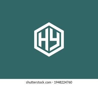 Letter Hy Logo Design Vector Template Stock Vector (Royalty Free ...