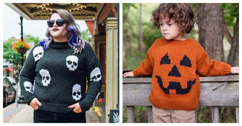 Halloween Sweater Free Knitting Patterns