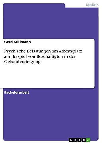 Psychische Belastungen am Arbeitsplatz am Beispiel von Beschäftigten in