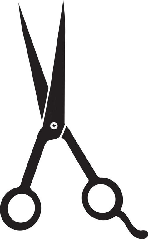 Hair Cutting Scissors Cartoon