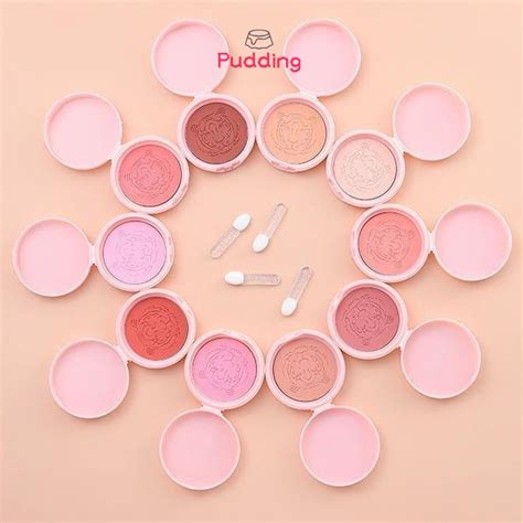 พดดง Nude Color Blusher Beginner Monochrome Blusher Students