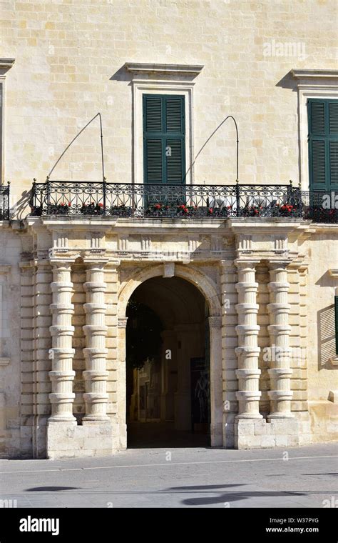 Grand Master S Palace Valletta Malta Europe Stock Photo Alamy