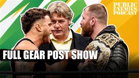 MJF WINS AEW WORLD TITLE AEW Full Gear 2022 PPV Post Show Review