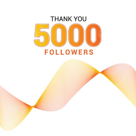 5000 Followers Vector Followers 5k Follow Png And Vector With