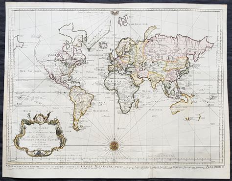 Map Of The World 1750 - Draw A Topographic Map