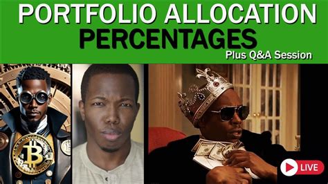 Crypto Portfolio Allocation Percentages YouTube