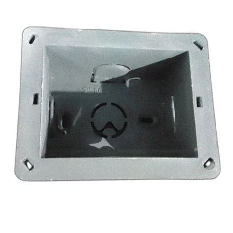 Grey Rectangular Smooth Waterproof Lightweight Way Pvc Junction Box