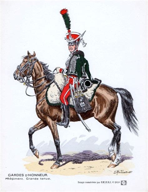 1er régiment de gardes d honneur en grande tenue Armée française