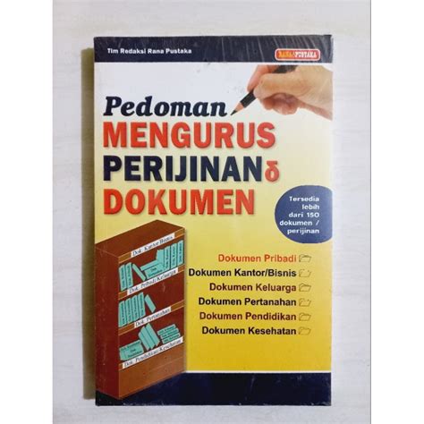 Jual Buku Pedoman Mengurus Perijinan Dokumen Shopee Indonesia