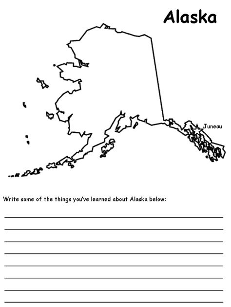 Map Of Alaska For Kids - Cities And Towns Map