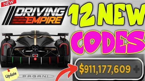 ⚡update New⚡codes Driving Empire Roblox Redeem Codes 2024 Driving Empire Codes Youtube