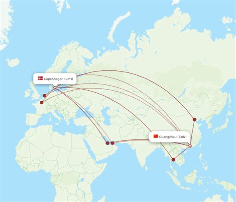 All Flight Routes From Copenhagen To Guangzhou Cph To Can Flight Routes