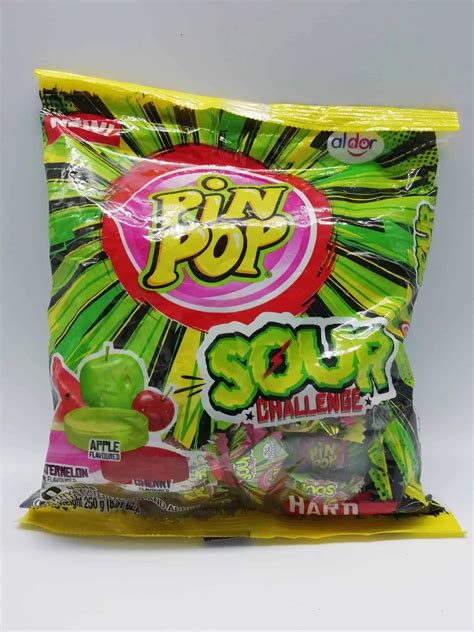 Pin Pop Hard Candy Sour Challenge 50s Sweet Zone