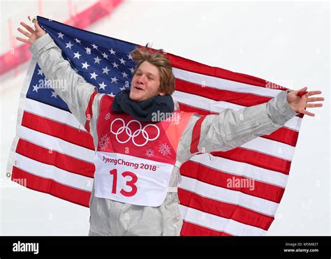 Pyeongchang South Korea 24th Feb 2018 Kyle Mack From Usa Celebrates