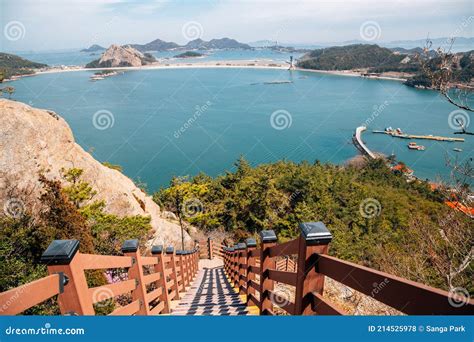 Panoramic View Of Gogunsan Islands From Daejangbong Peak In Gunsan