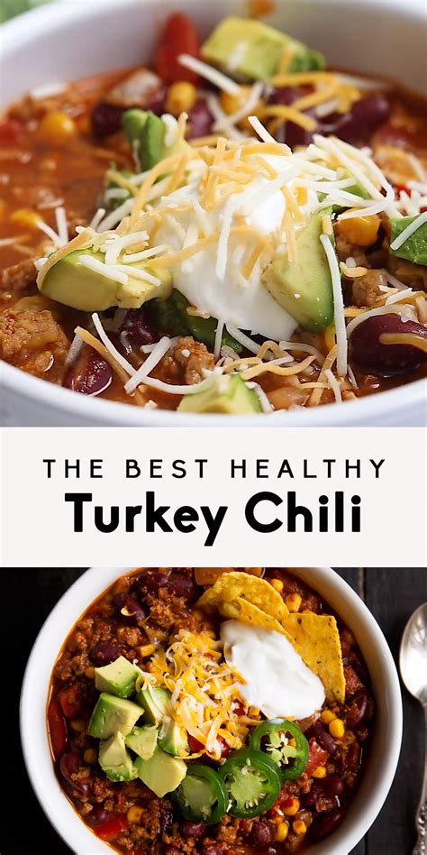 The Best Healthy Turkey Chili Youll Ever Eat Ambitious Kitchen