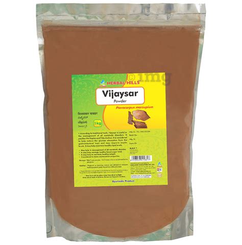 Herbal Hills Vijaysar Powder Buy Packet Of 1 0 Kg Powder At Best Price