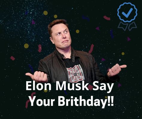 Elon Musk Wishes You A Happy Birthday By Dodisustanto Fiverr