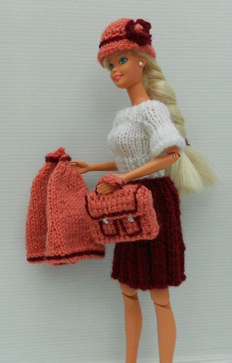 Barbie maîtresse d école tatie fabie et ses bricoles Modèles tricot