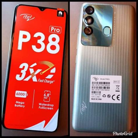 Order Itel P38 Pro 4G LTE 64GB 2G RAM With 6000mAh Battery And Fast