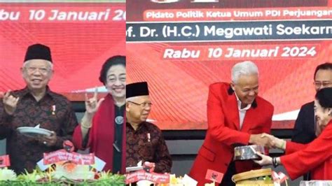 Ma Ruf Amin Terang Terangan Pose Jari Di Hut Dpip Jubir Bantah