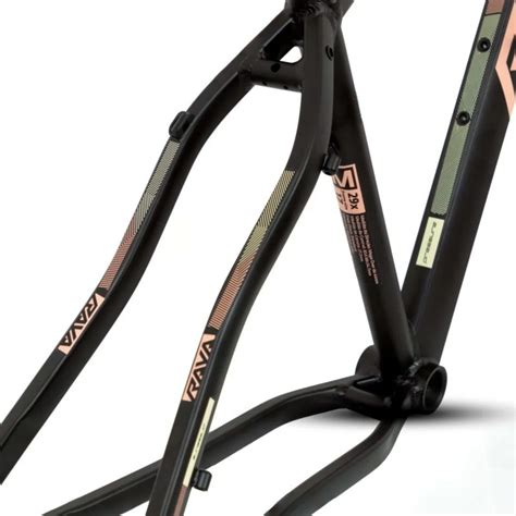 Quadro Rava Pressure Mtb Tsw Preto Flamingo Tam Frete Gr Tis