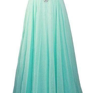 Fashionable Sexy Long Chiffon Prom Dresses Beaded Crystals Evening