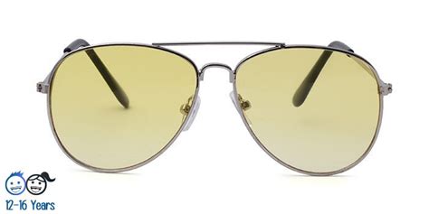 Elisian Yellow Tinted Aviator Sunglasses S59c1585 ₹1150