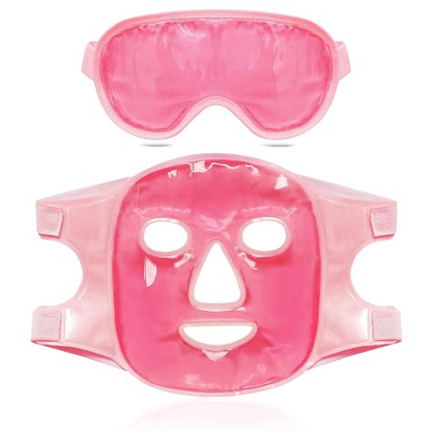 Amazon Ice Face Mask Ice Eye Mask Cold Hot Gel Mask Compress Therapy Reusable Cooling Face