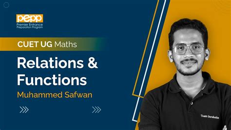 Relation And Function Cuet Ug Chemistry Pepp Youtube