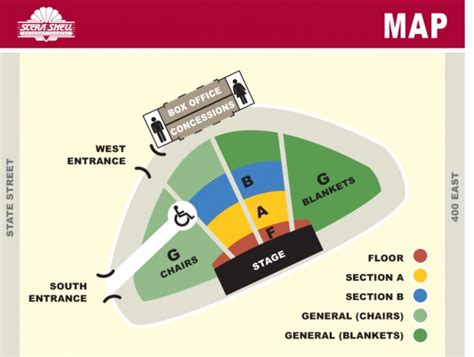 Shell seating map - SCERA