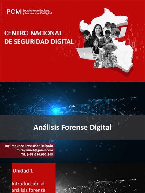 Unidad 1 Introducción Al Análisis Forense Digital Pdf Cibercrimen Seguridad