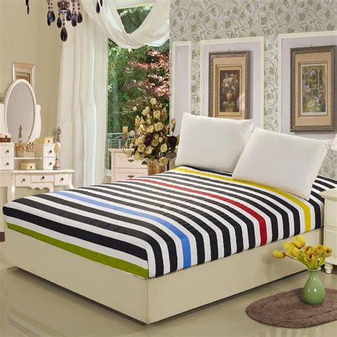 Helengili Colorful Stripe Pattern Cotton Protective Sleeve Fitted