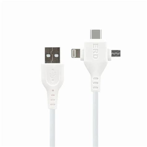 MULTI USB CABLES UC 100 Multi USB Braided Metal Data Cable 4 In1