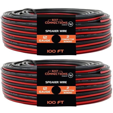 Amazon Audiopipe 12 Gauge Speaker Zip Wire 200ft Total Length 2