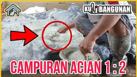 Campuran Acian Yang Bagus Semen Dan Kapur Mild Untuk Acian Dinding