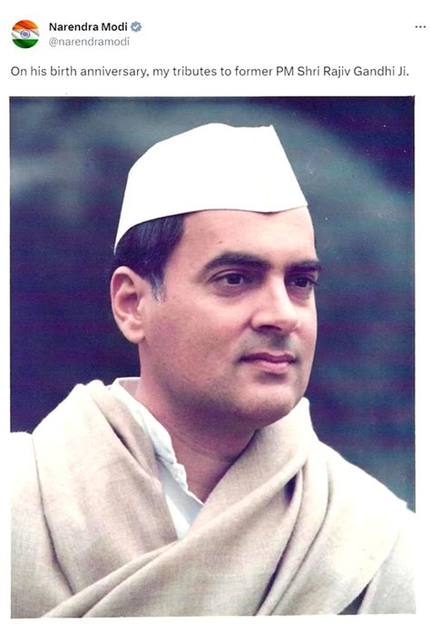 Pm Remembers Rajiv Gandhi On His Birth Anniversary