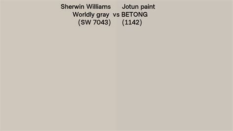 Sherwin Williams Worldly Gray Sw Vs Jotun Paint Betong