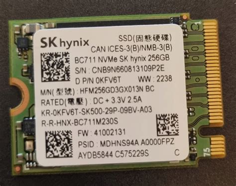 Dysk SSD SK Hynix BC711 NVMe M 2 256GB PCIe Gen3 28 Sklep Opinie