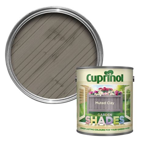 Cuprinol Garden Shades Wood Paint 1L Muted Clay Leekes