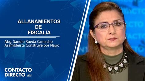 Sandra Rueda Habla De Los Allanamientos Realizados Por La Fiscal A