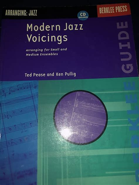 Berklee Press Modern Jazz Voicings Reverb