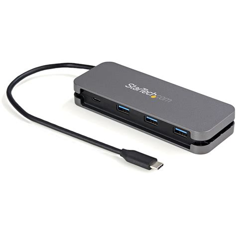 StarTech 4 Port USB C Hub 3x USB A 1x USB C 5Gbps USB 3 0 Type