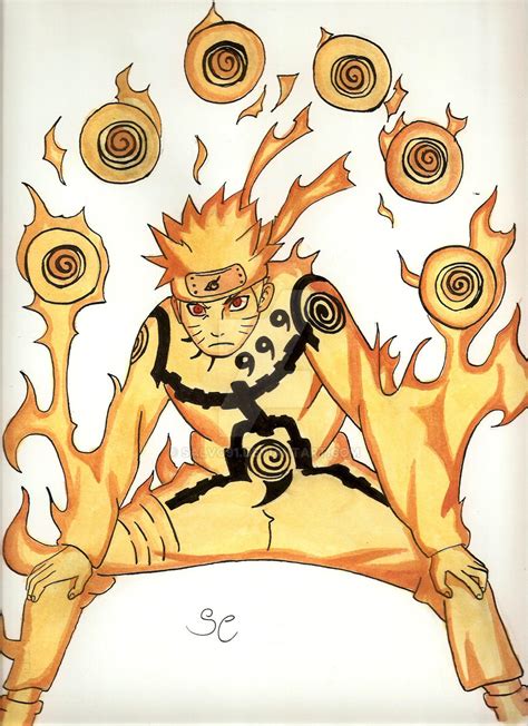 Naruto Kyuubi Mode By Salvo91 On Deviantart